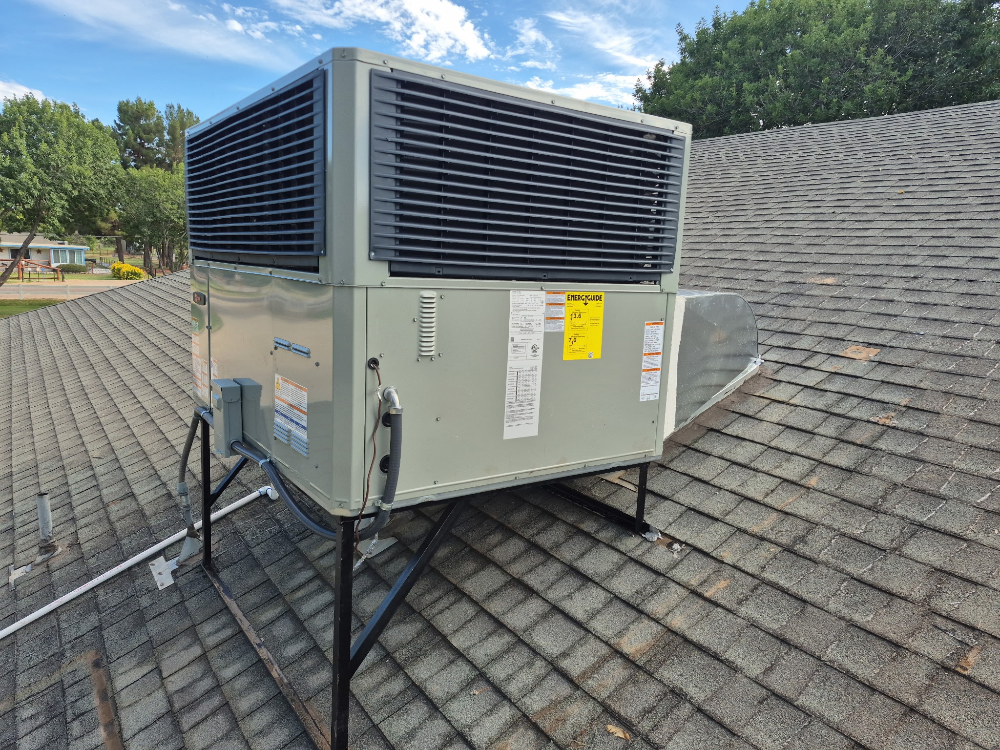 Rooftop HVAC package unit replacement