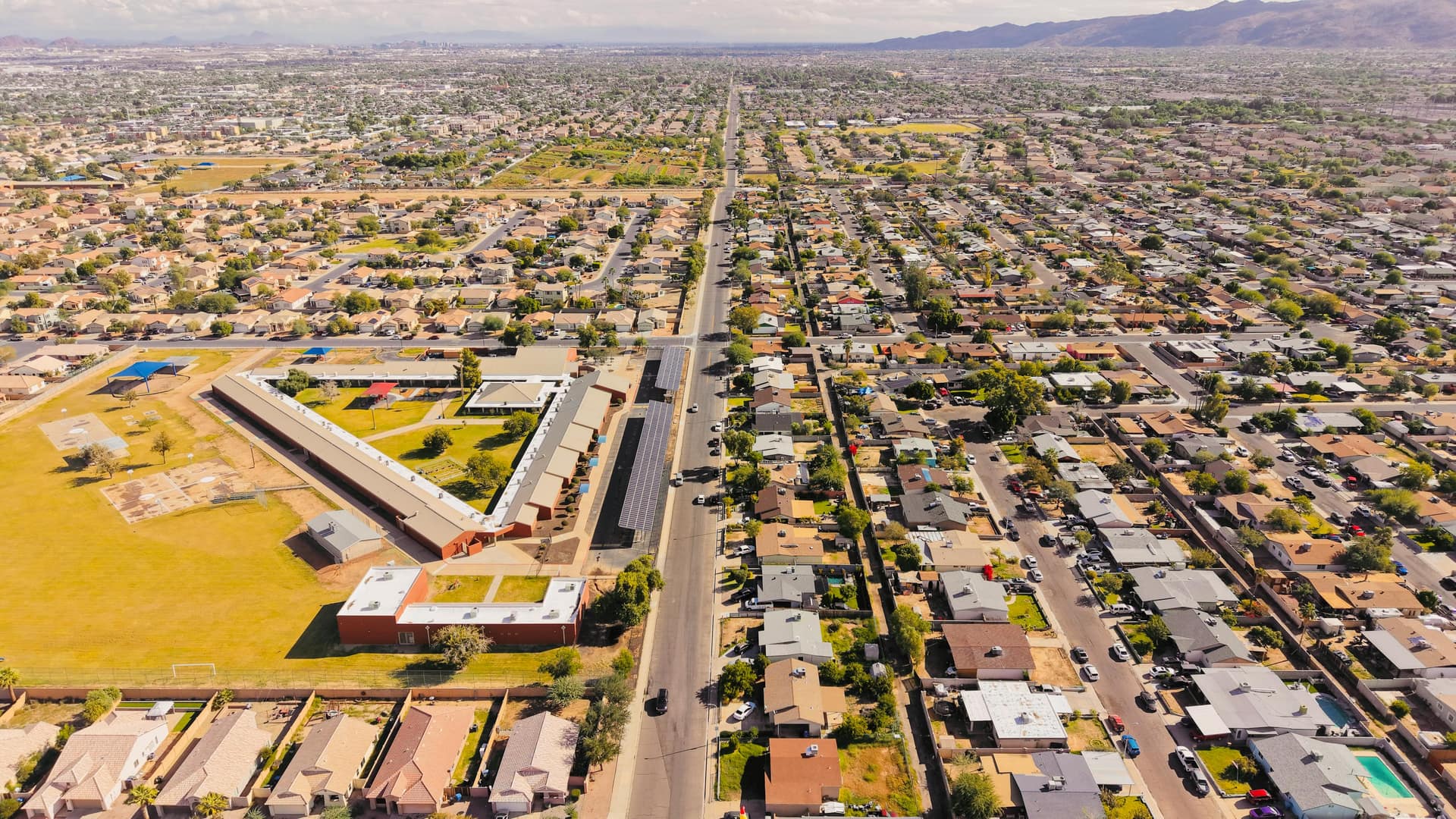 Scottsdale Arizona desert foothills and Valley skyline views